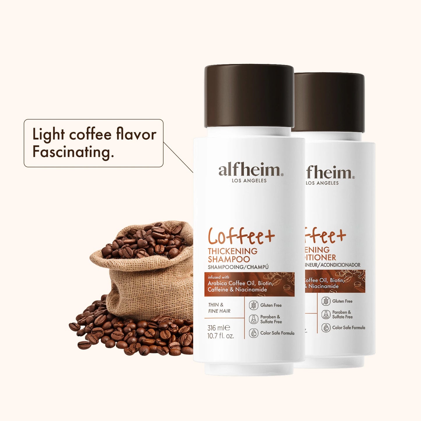 Coffee + Thickening Shampoo & Conditioner Set