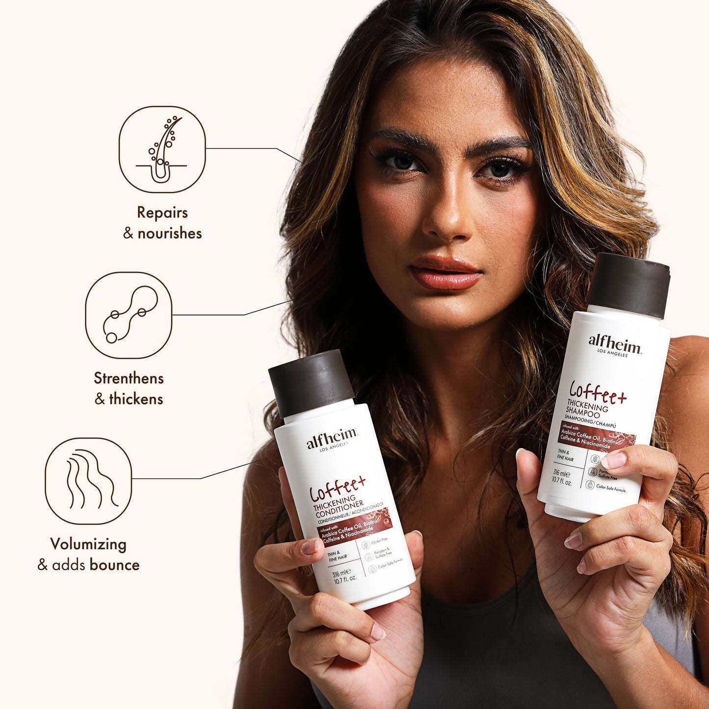 Coffee + Thickening Shampoo & Conditioner Set
