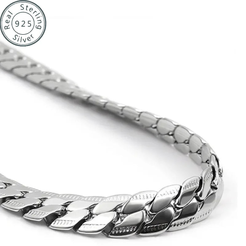 Diamond Cut Link Chain for Men/Women