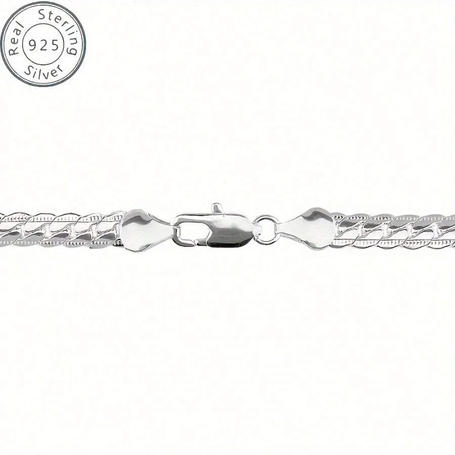 Diamond Cut Link Chain for Men/Women