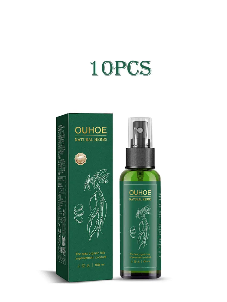 Ginseng Hair Growth Spray; Moisturize Nourish Scalp
