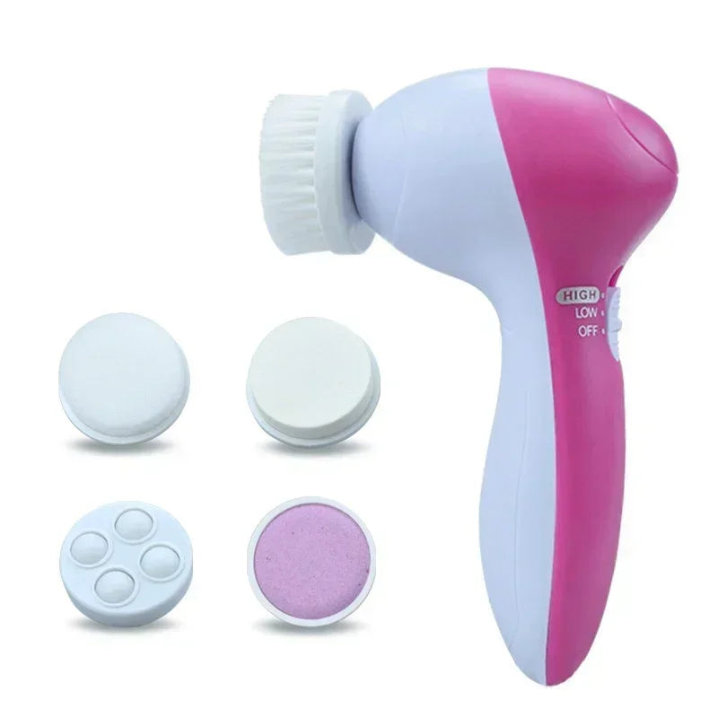 5 in 1 Electric Face Cleansing Brush/Massager