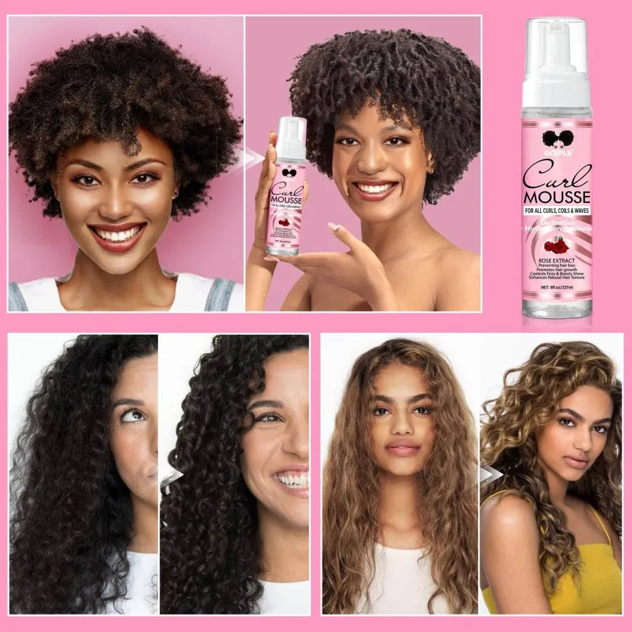 Curl Mousse Define Curl Enhancer Styling Foam Kit