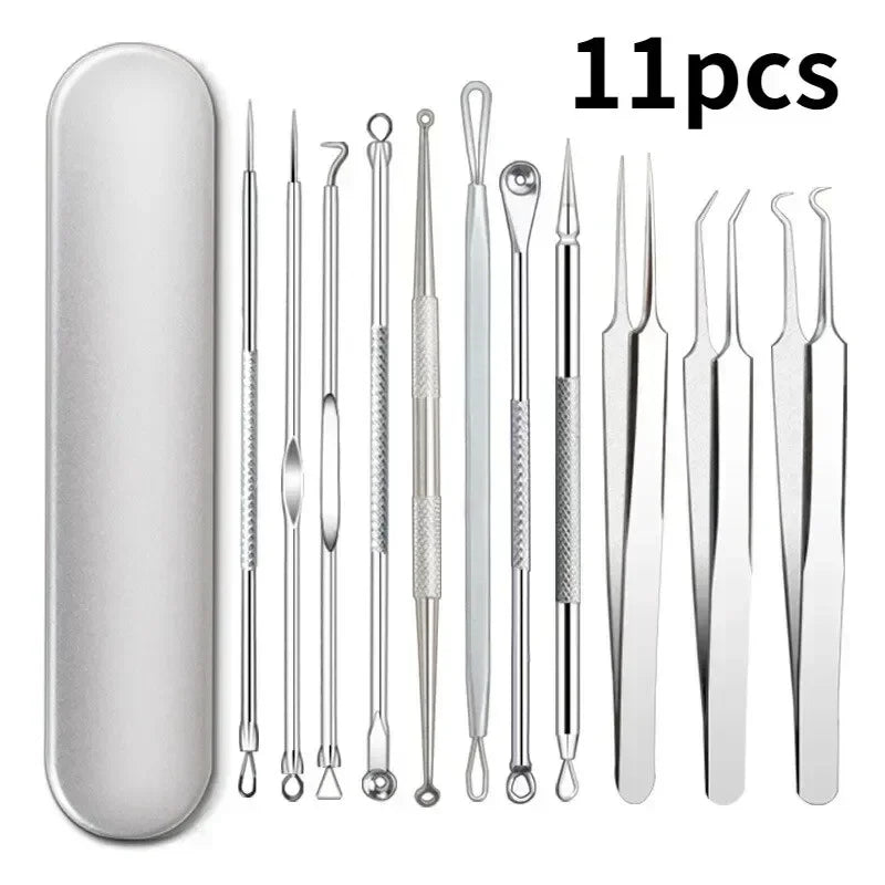 11Pcs Facial Pore Cleaning Care Tools