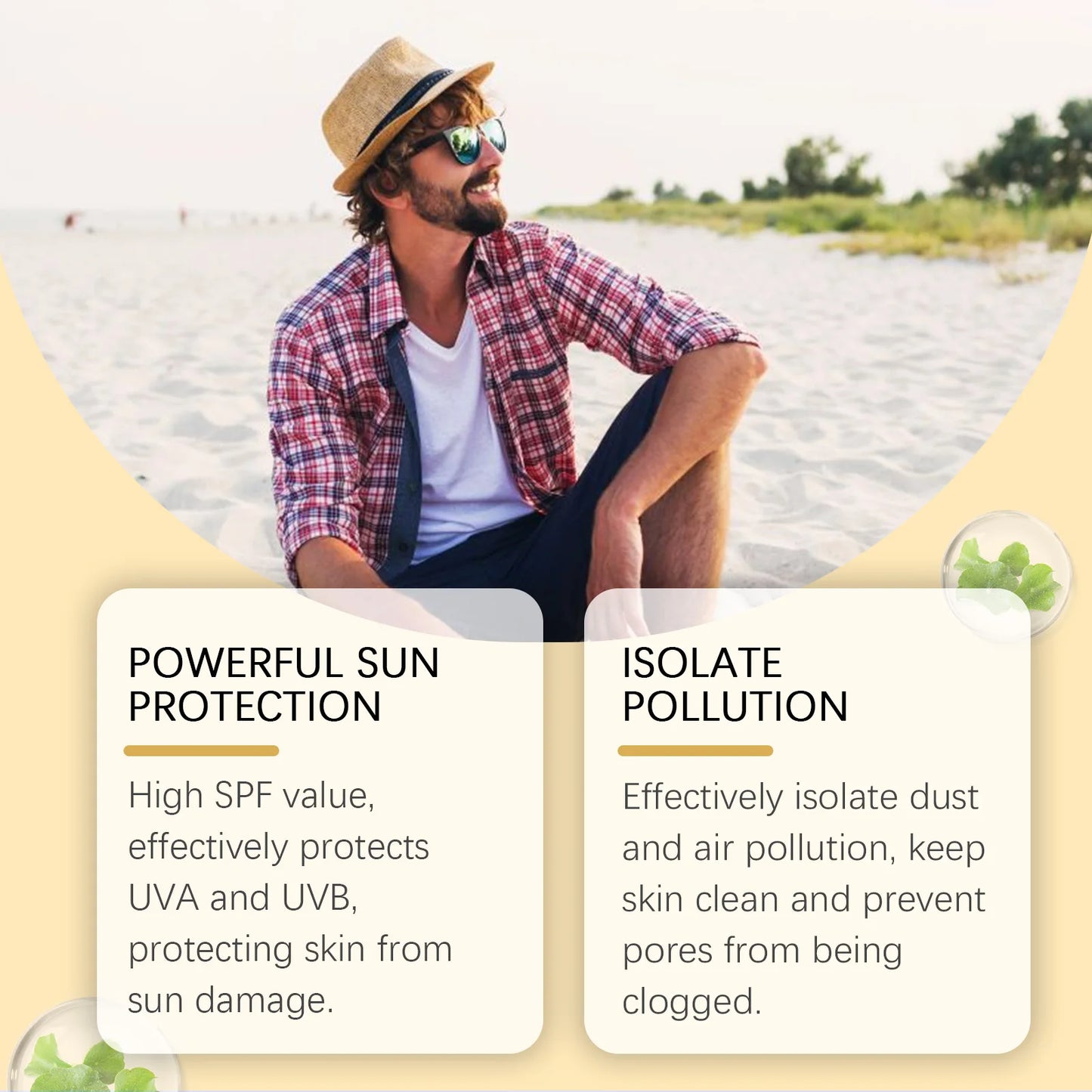 Enhanced Sunscreen Moisturizing Cream
