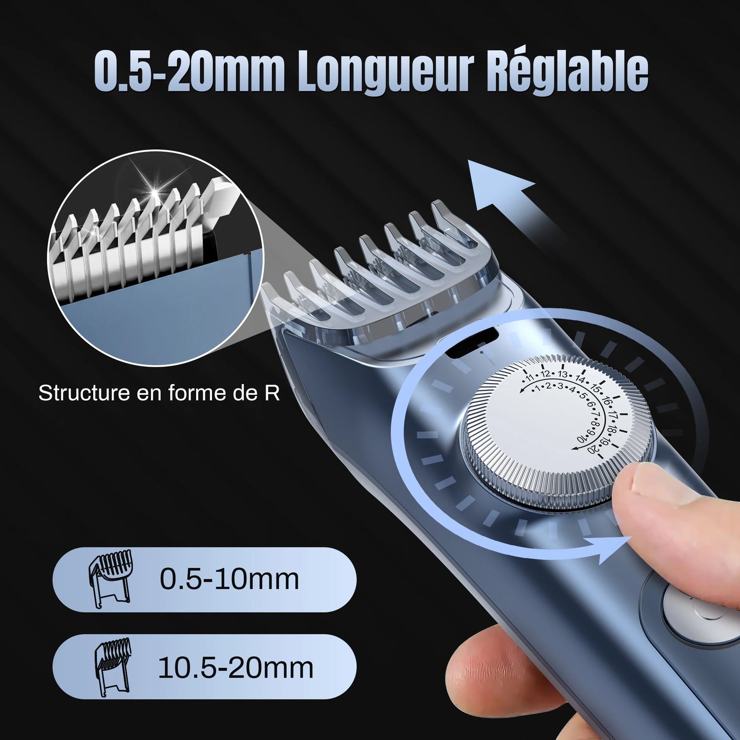 Electric Cordless Hair Trimmer