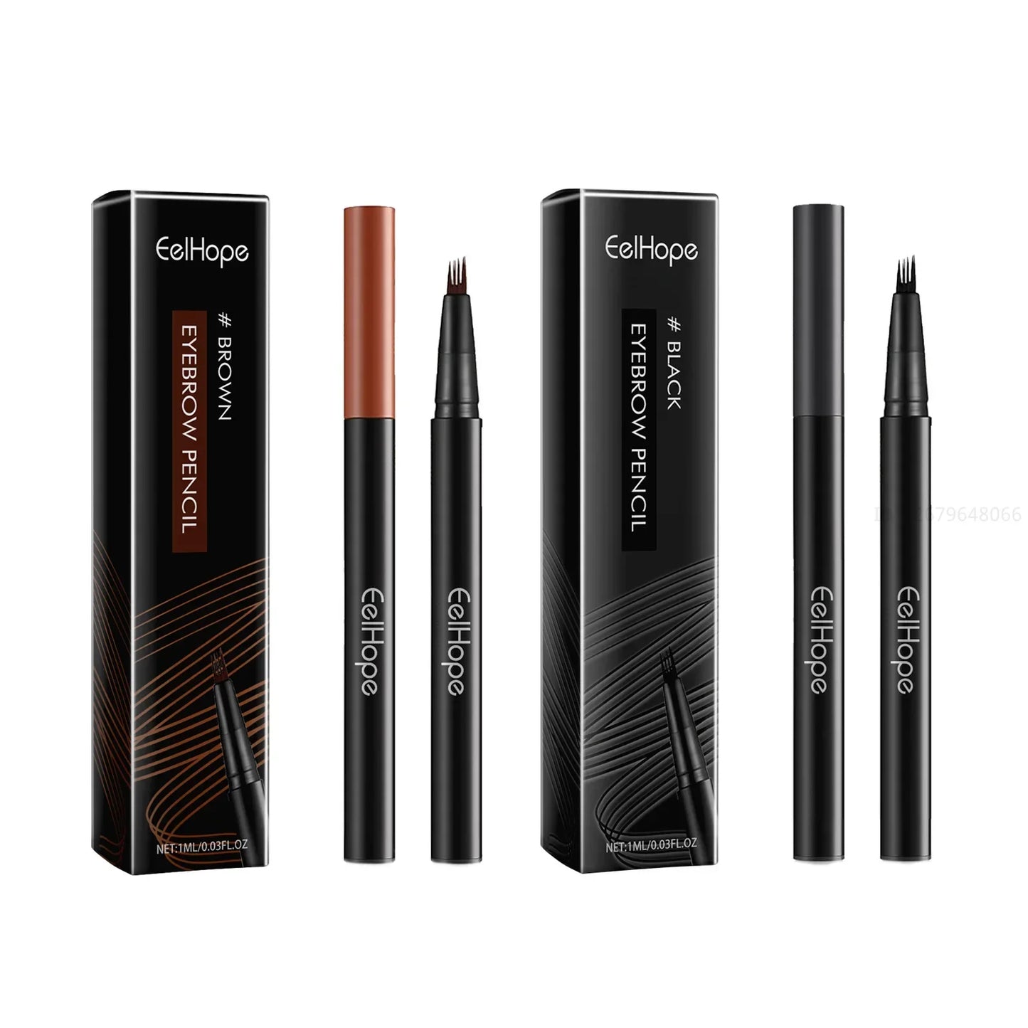 Waterproof Eyebrow Pencil Natural Black