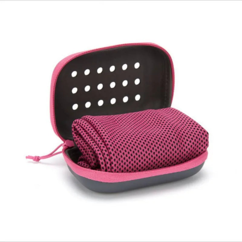 Cooling Microfiber Towel; Breathable and Quick-Drying