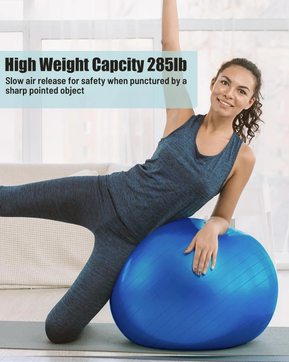 Yoga Workout Ball, Balance Ball Chair