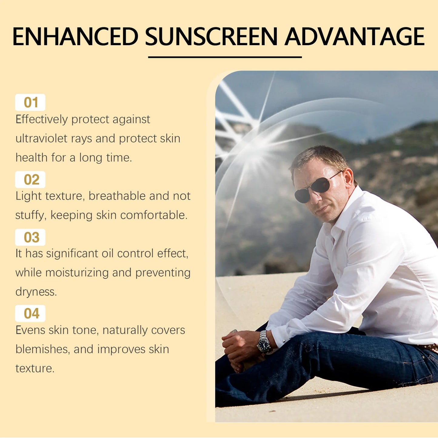 Enhanced Sunscreen Moisturizing Cream