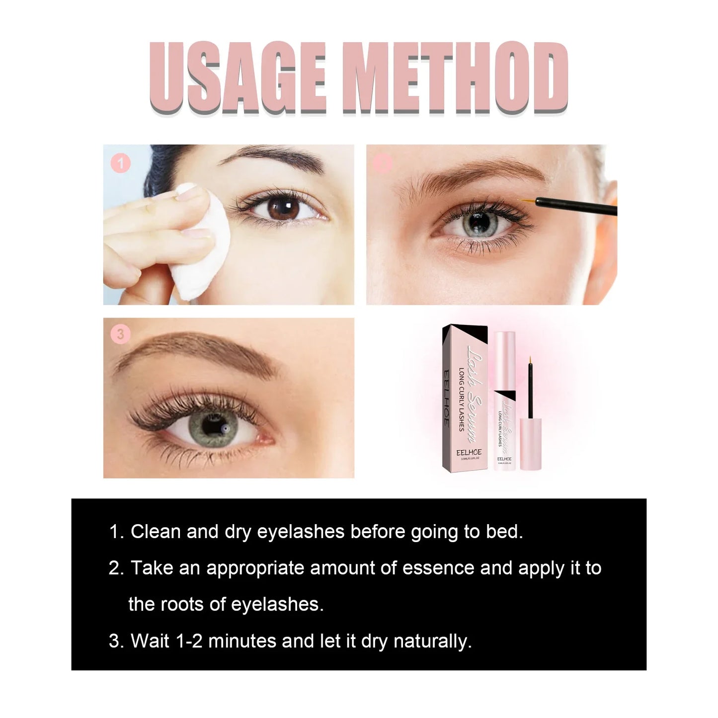 Eyelash Curling Mascara Liquid Waterproof