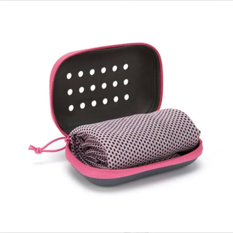 Cooling Microfiber Towel; Breathable and Quick-Drying
