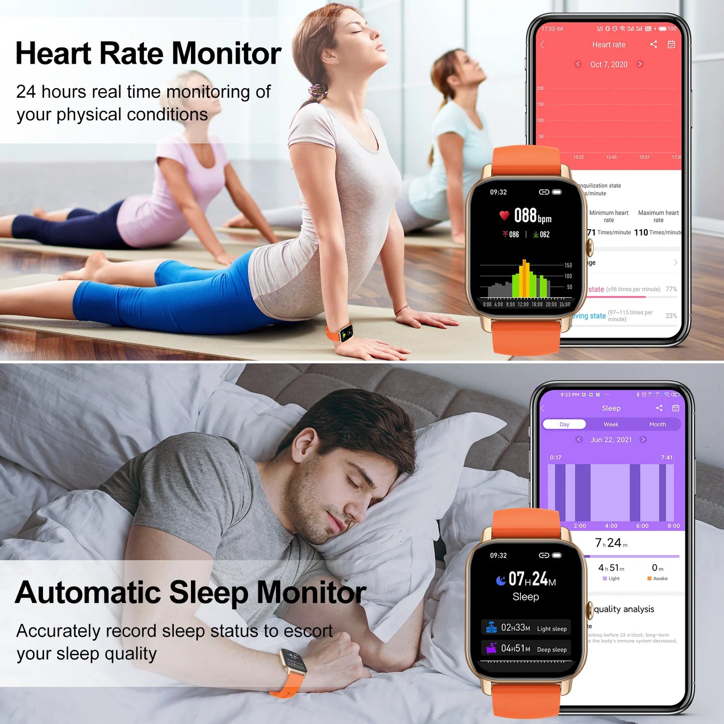 Smart Watch, Waterproof, Fitness Activity Tracker