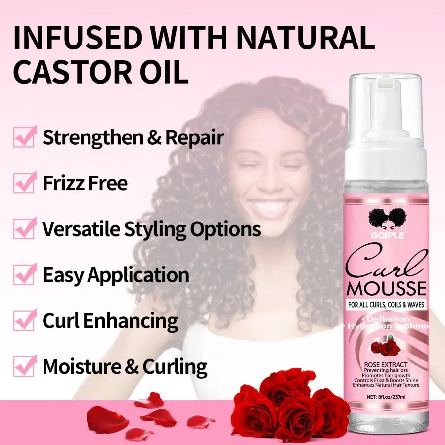Curl Mousse Define Curl Enhancer Styling Foam Kit