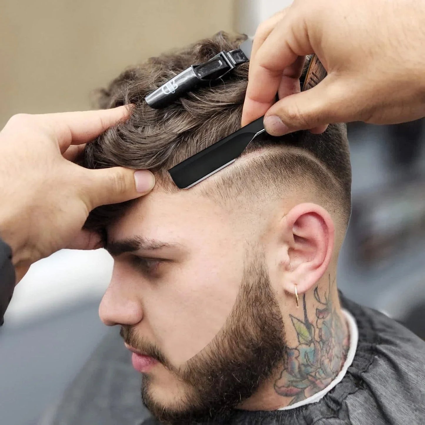 Professional Straight Edge Barber Razor