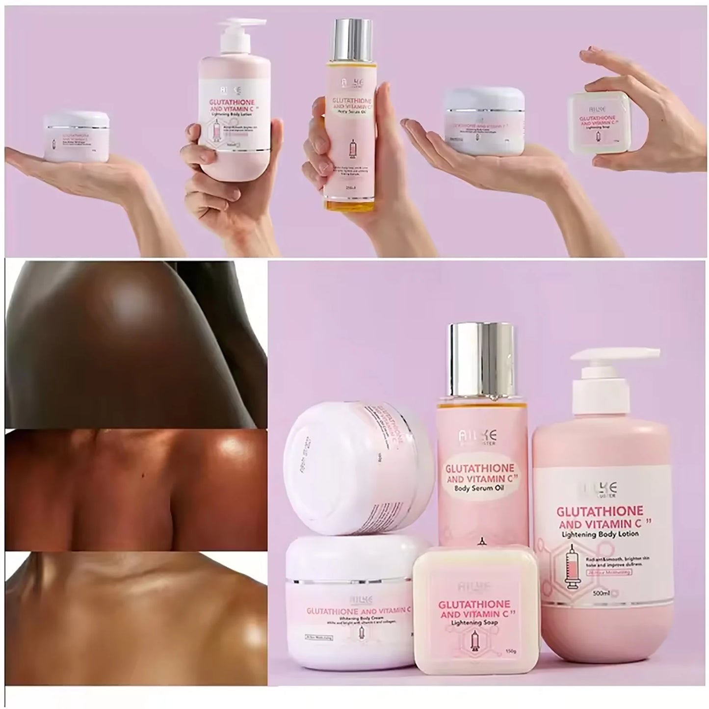 Skin Care Kit with Glutathione & Vitamin C