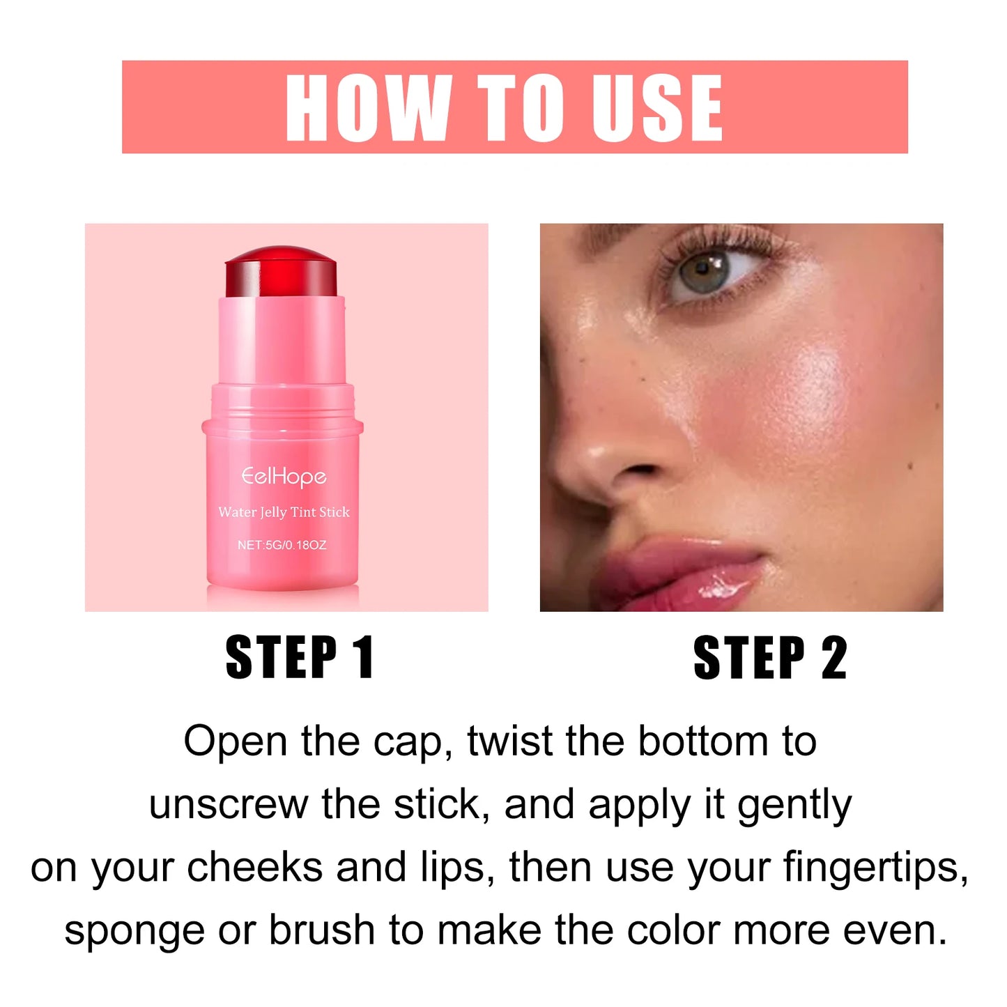 Cheek/Lip Tinted Moisture Blush Stick