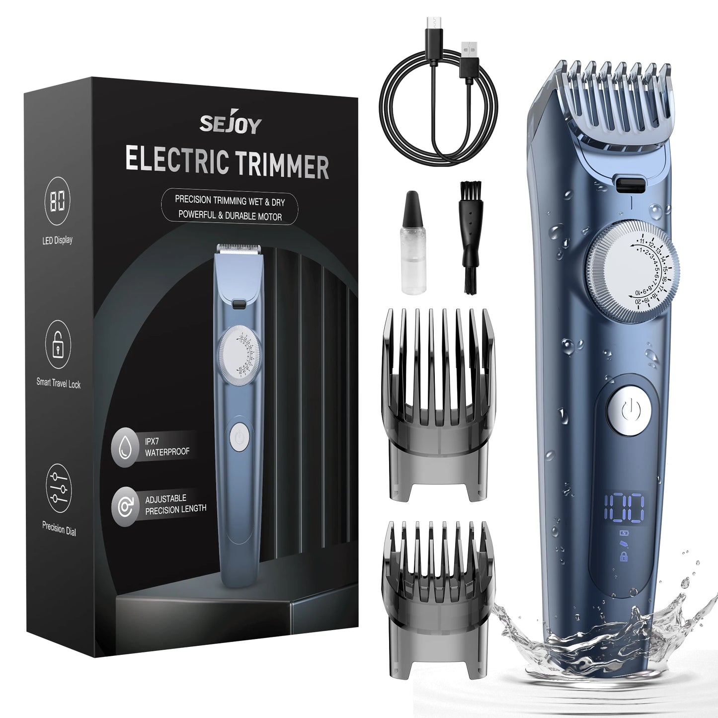 Electric Cordless Hair Trimmer