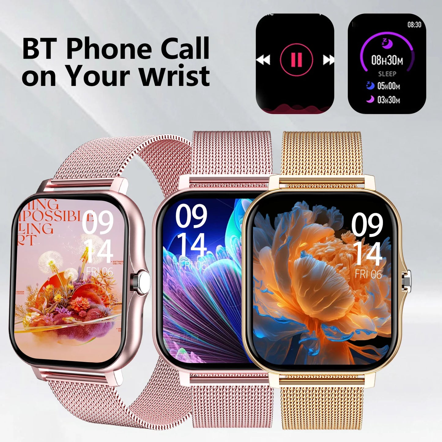 Smart Watch: Call/Sport/Health