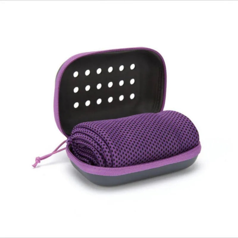 Cooling Microfiber Towel; Breathable and Quick-Drying