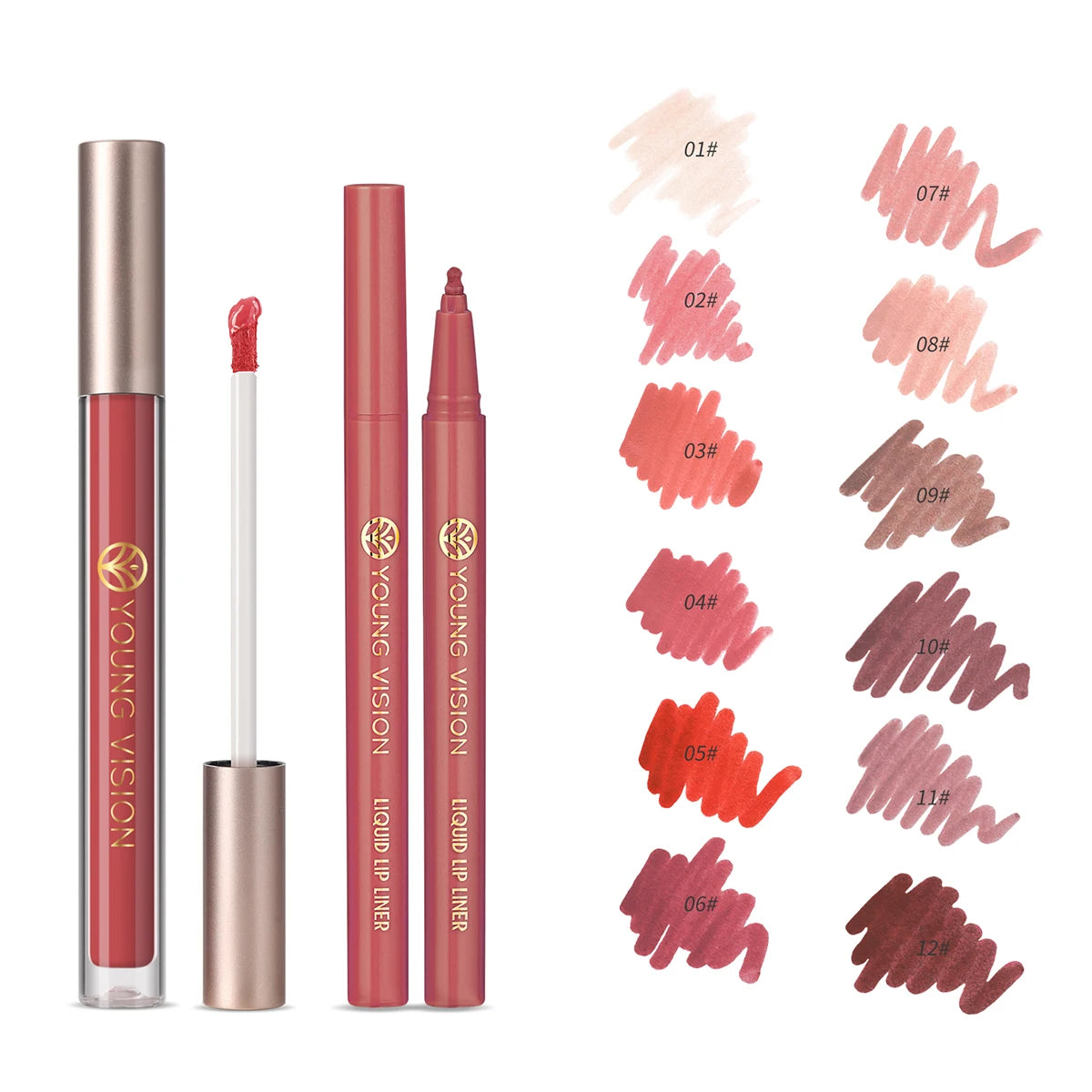 Lip Glaze + Lip Liner