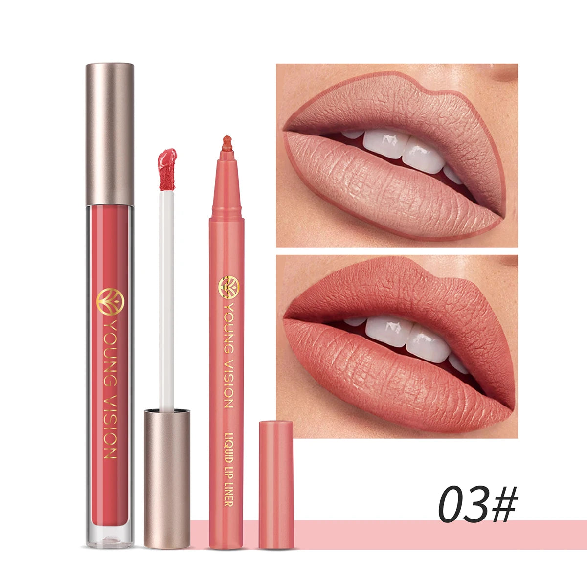 Lip Glaze + Lip Liner
