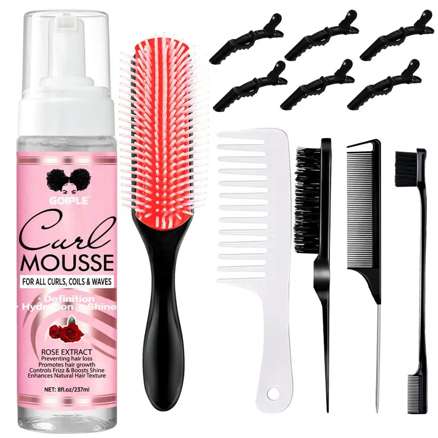 Curl Mousse Define Curl Enhancer Styling Foam Kit