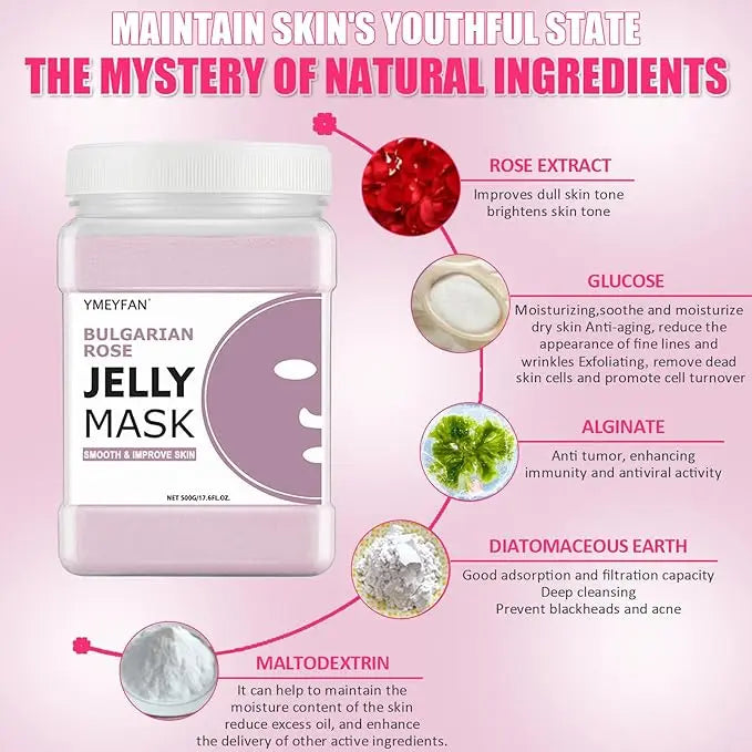 Jelly Face Mask Powder for Facials Skin Care