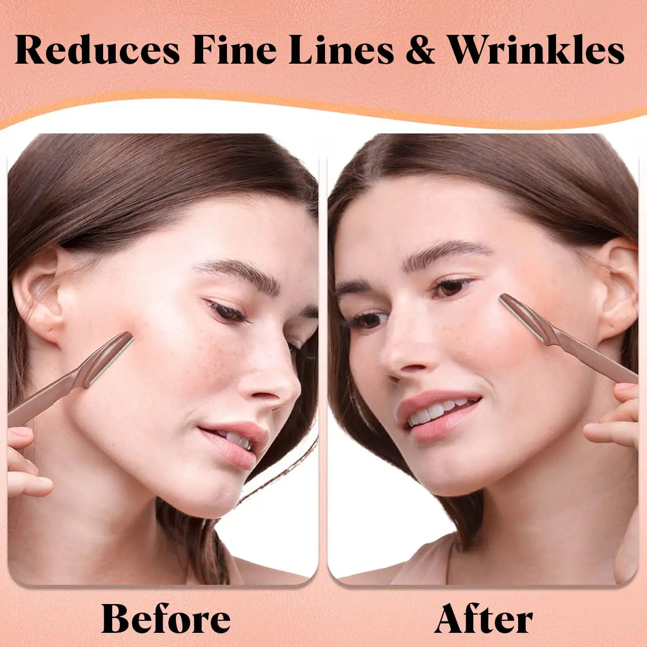 Dermaplaning 12pc facial hair remover for smooth skin