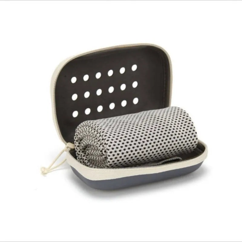 Cooling Microfiber Towel; Breathable and Quick-Drying