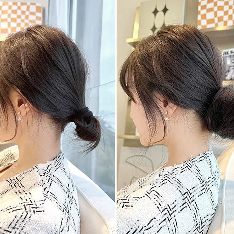 Fluffy Invisible Natural Bun Braiding Hair Ring