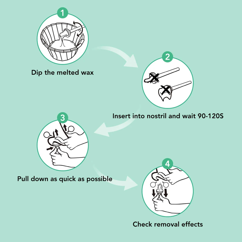 Painless Waxing Hair Removal Kit