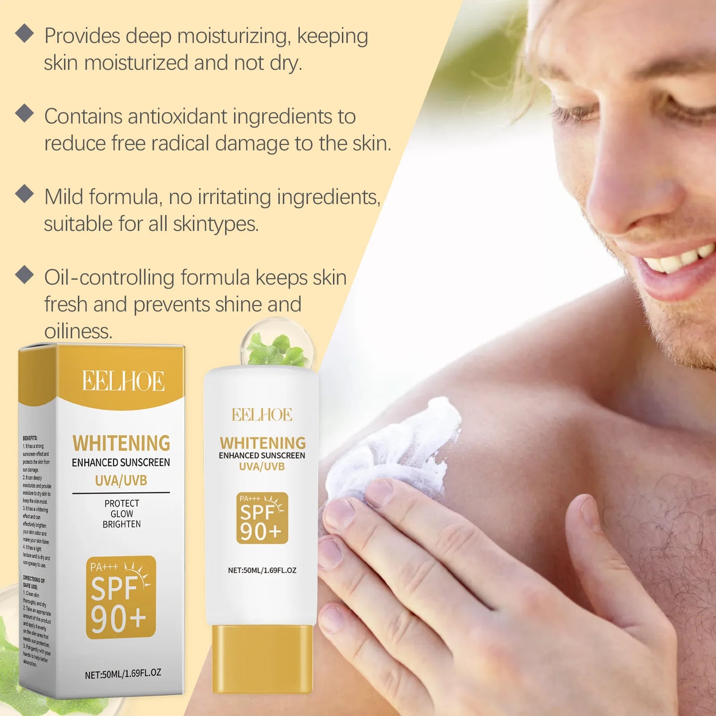 Enhanced Sunscreen Moisturizing Cream