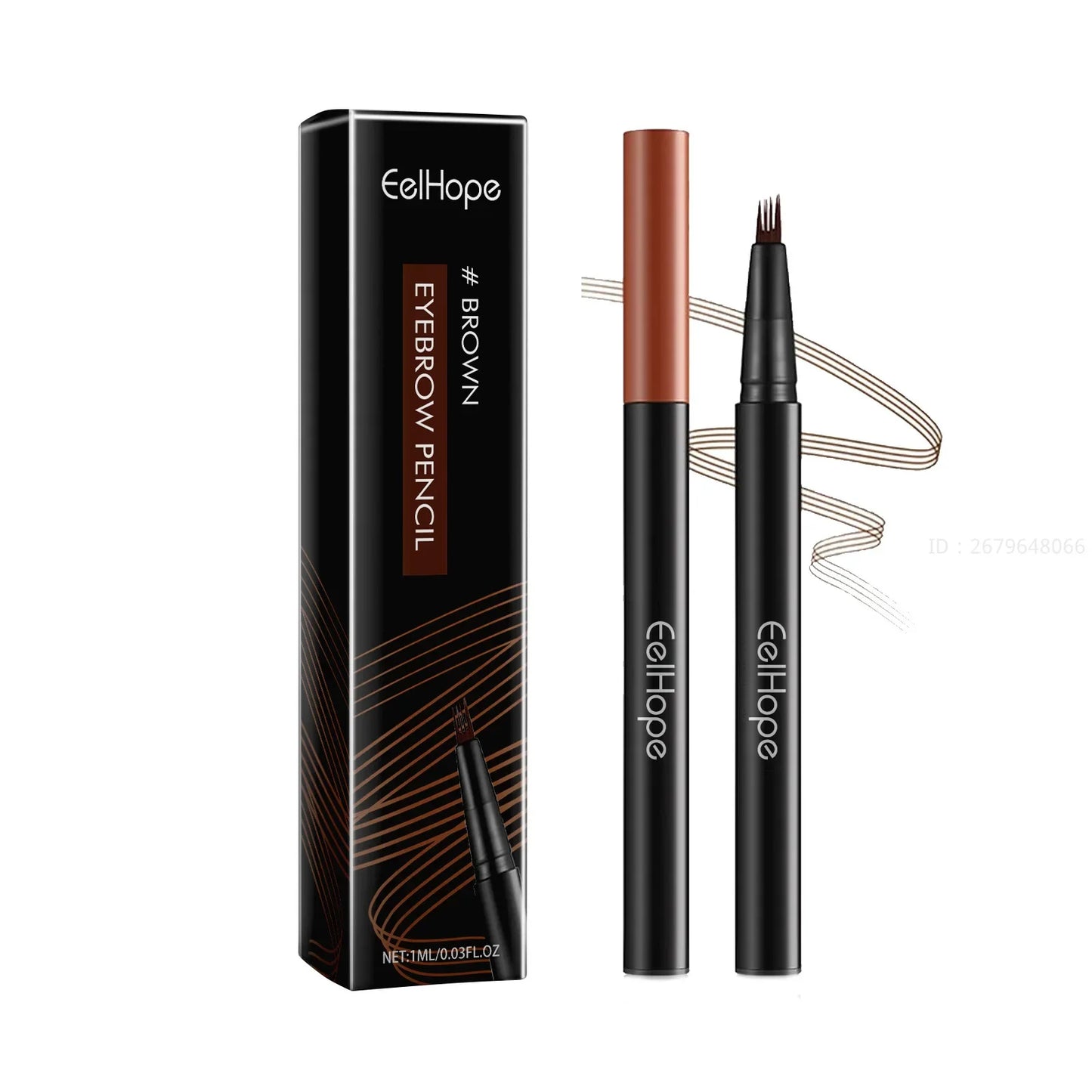 Waterproof Eyebrow Pencil Natural Black