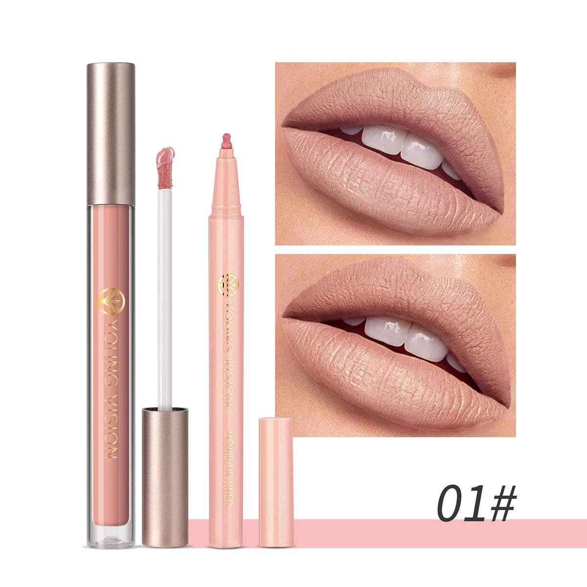 Lip Glaze + Lip Liner