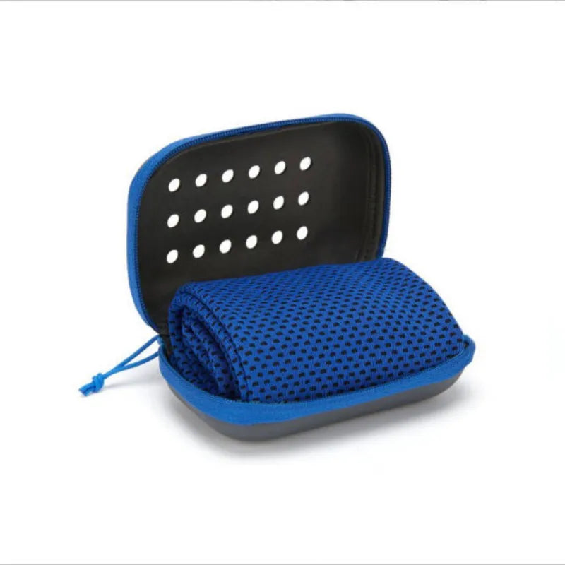 Cooling Microfiber Towel; Breathable and Quick-Drying