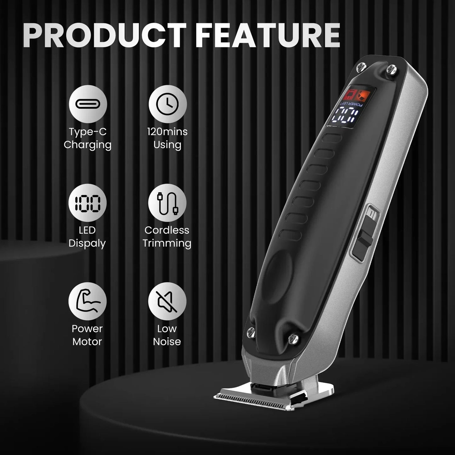 Men's Cordless Hair Clipper Kit