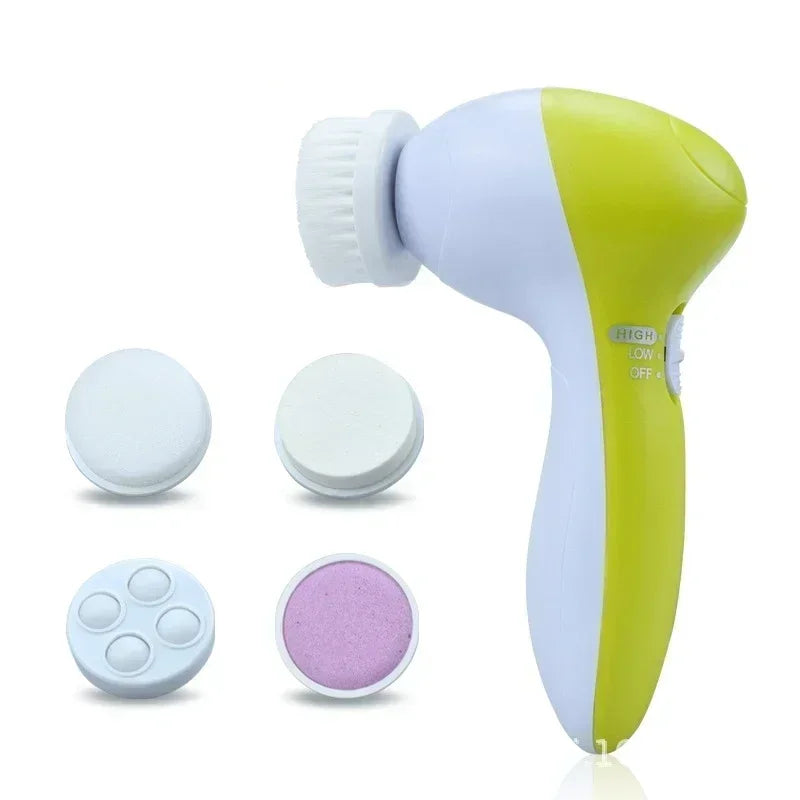 5 in 1 Electric Face Cleansing Brush/Massager