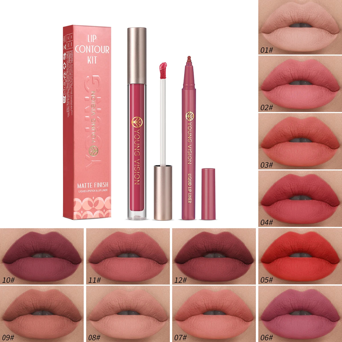 Lip Glaze + Lip Liner