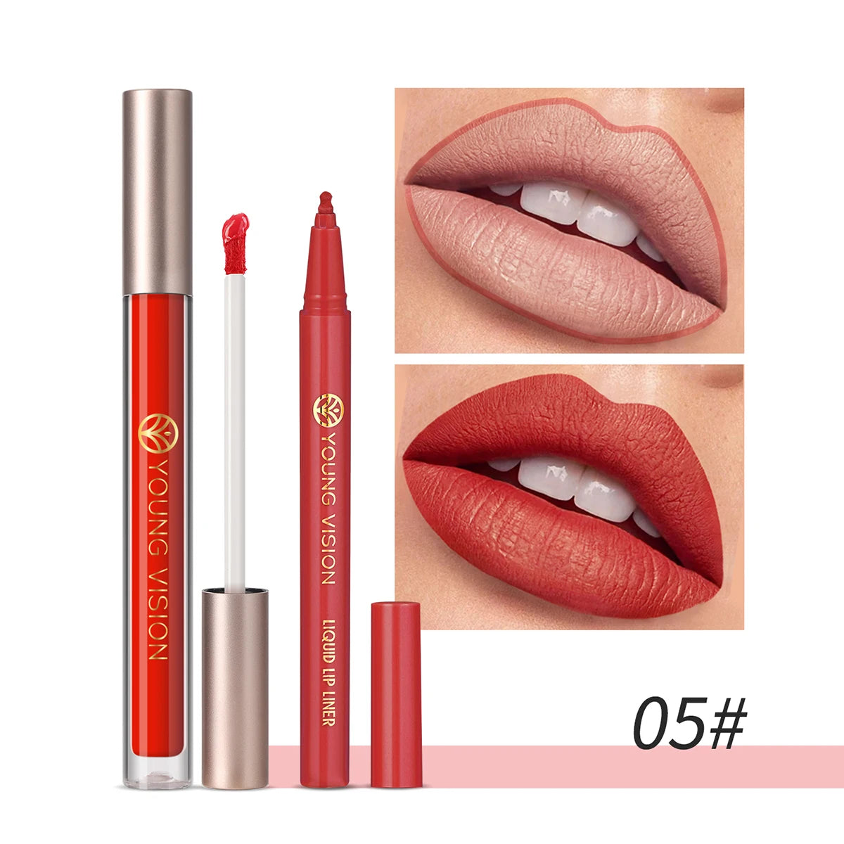 Lip Glaze + Lip Liner