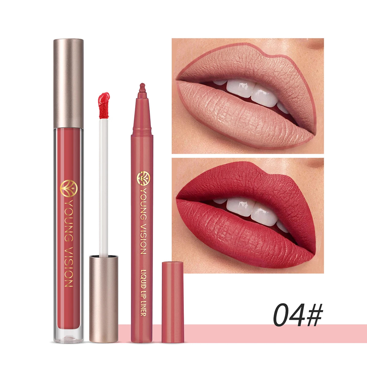 Lip Glaze + Lip Liner