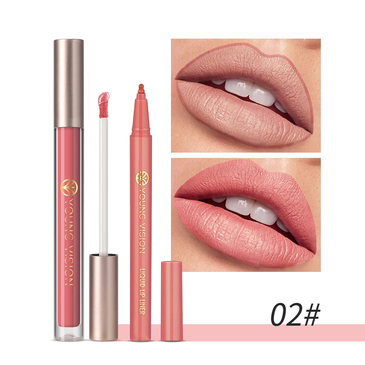 Lip Glaze + Lip Liner