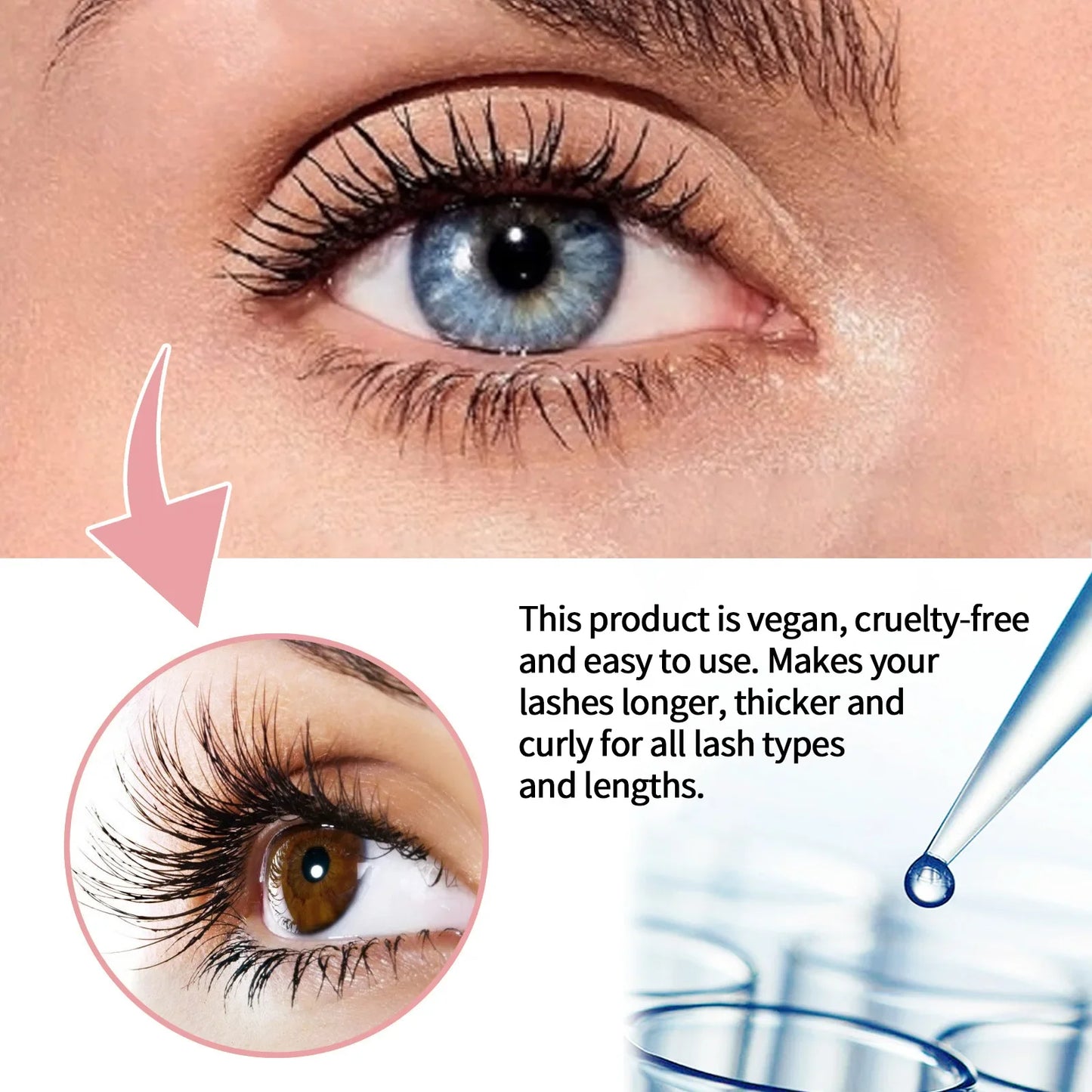 Eyelash Curling Mascara Liquid Waterproof