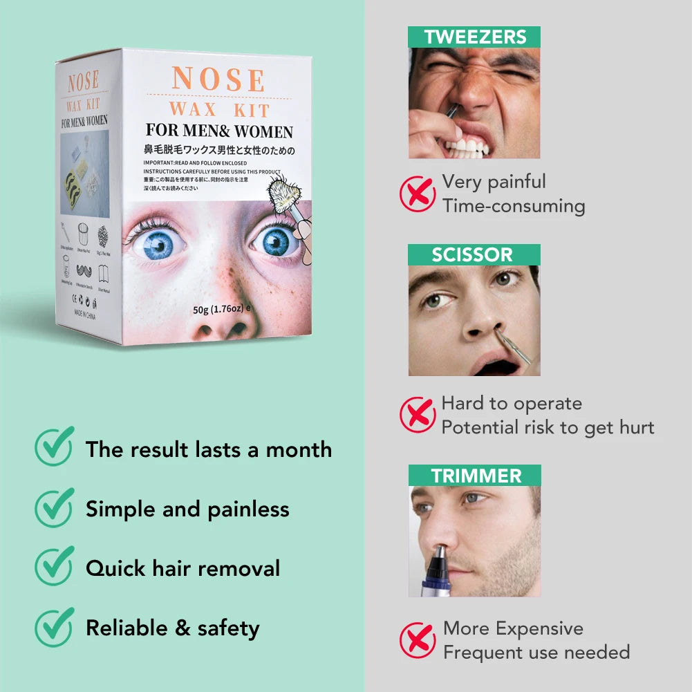 Painless Waxing Hair Removal Kit