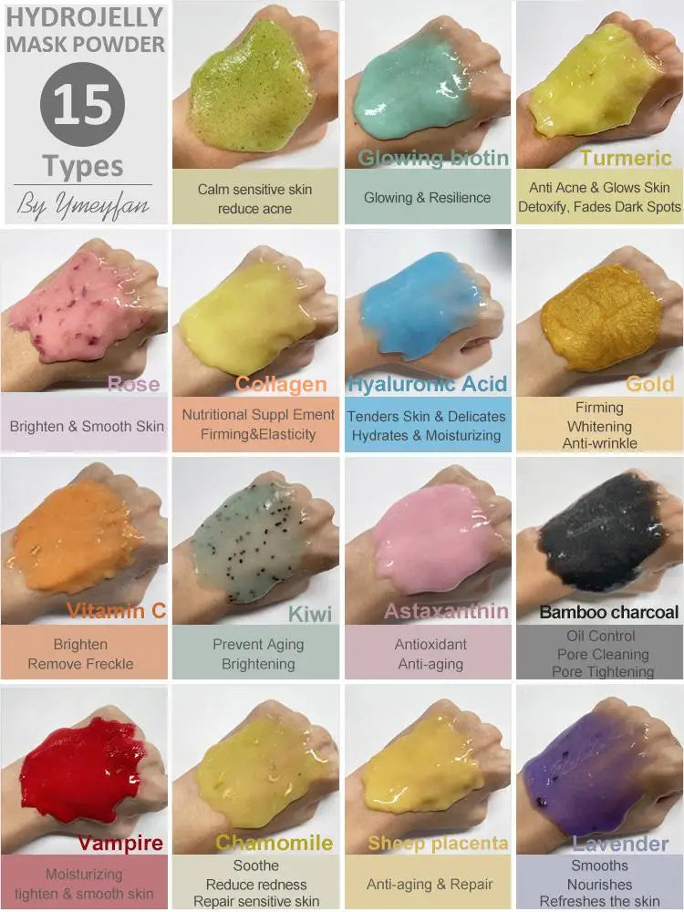 Jelly Face Mask Powder for Facials Skin Care