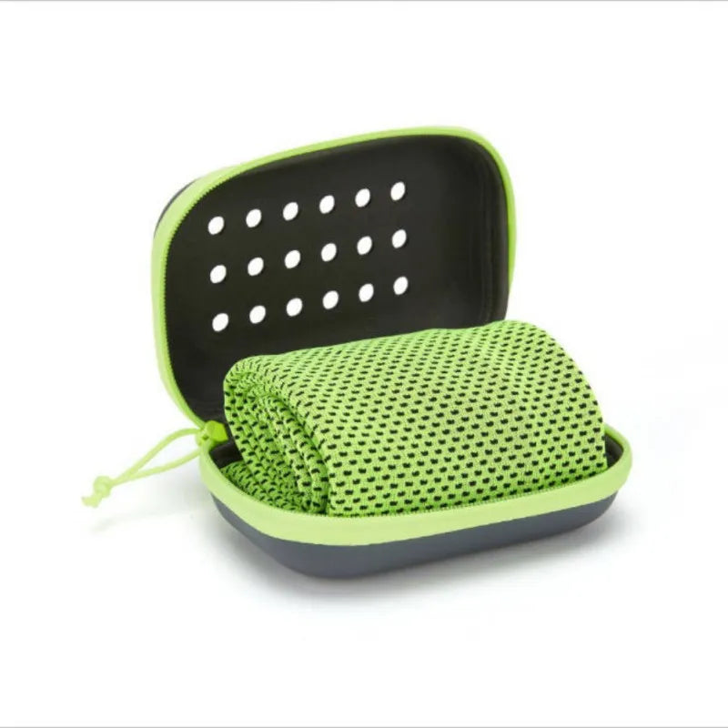 Cooling Microfiber Towel; Breathable and Quick-Drying