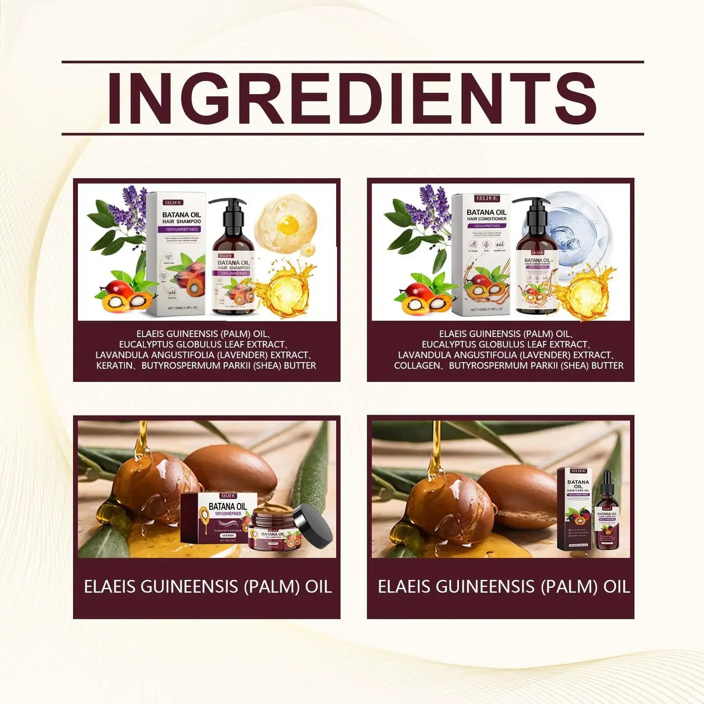 Batana Oil Rich Hair Conditioner Set