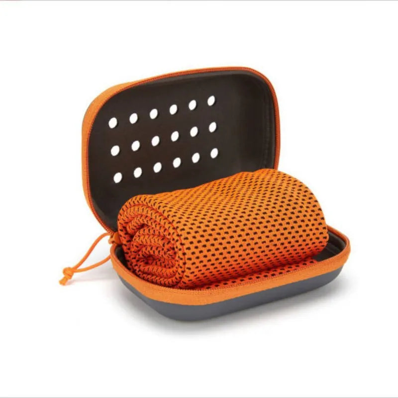 Cooling Microfiber Towel; Breathable and Quick-Drying