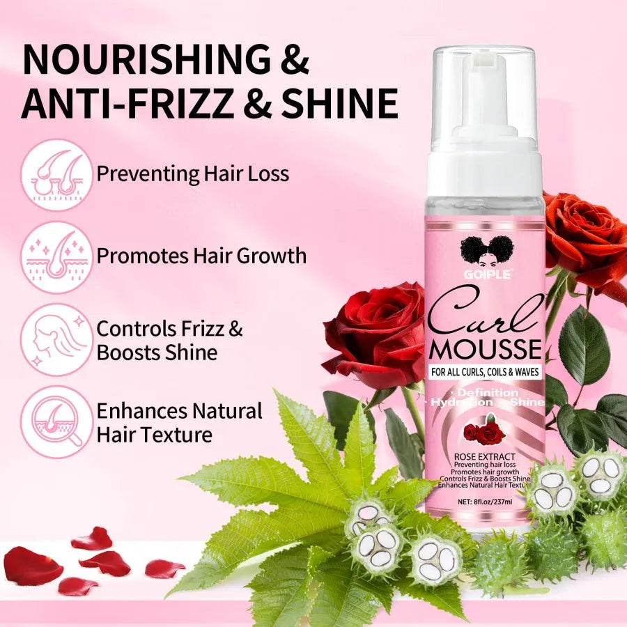 Curl Mousse Define Curl Enhancer Styling Foam Kit
