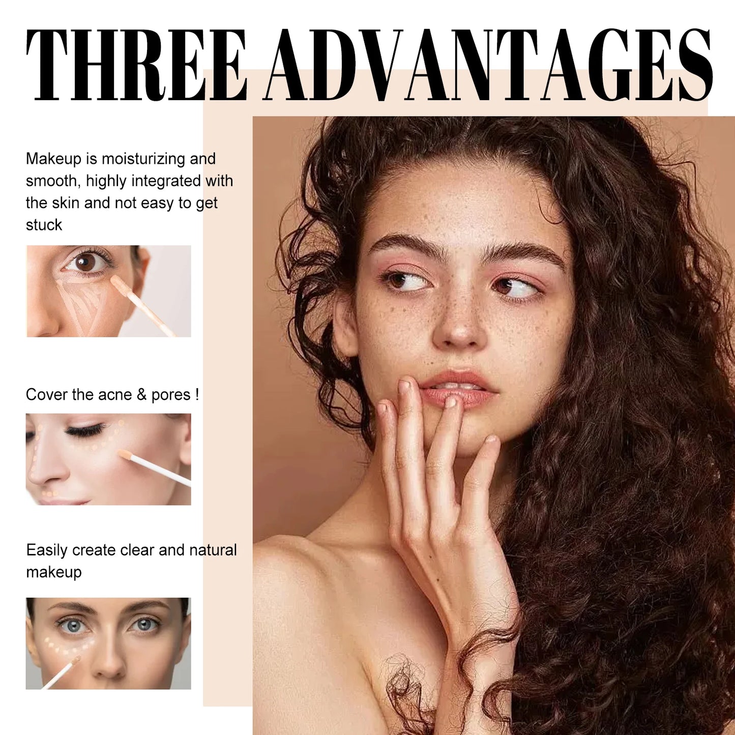 Double Head Concealer/Highlighter Dual Shadow Long Lasting